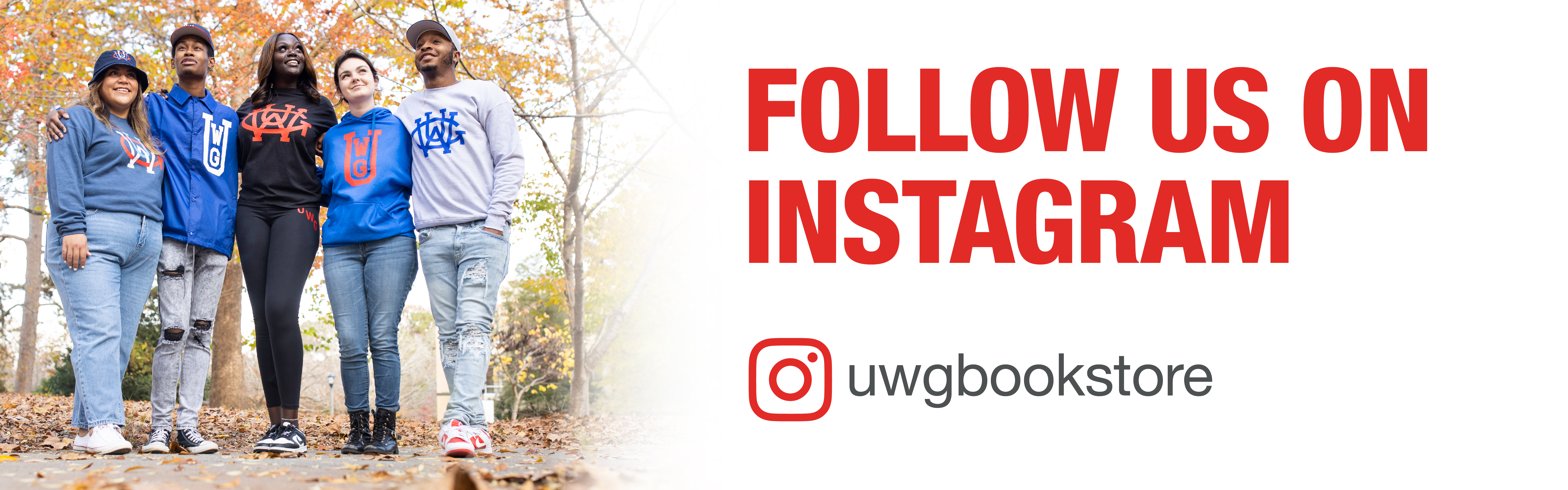 Follow us on Instagram, @UWGBookstore