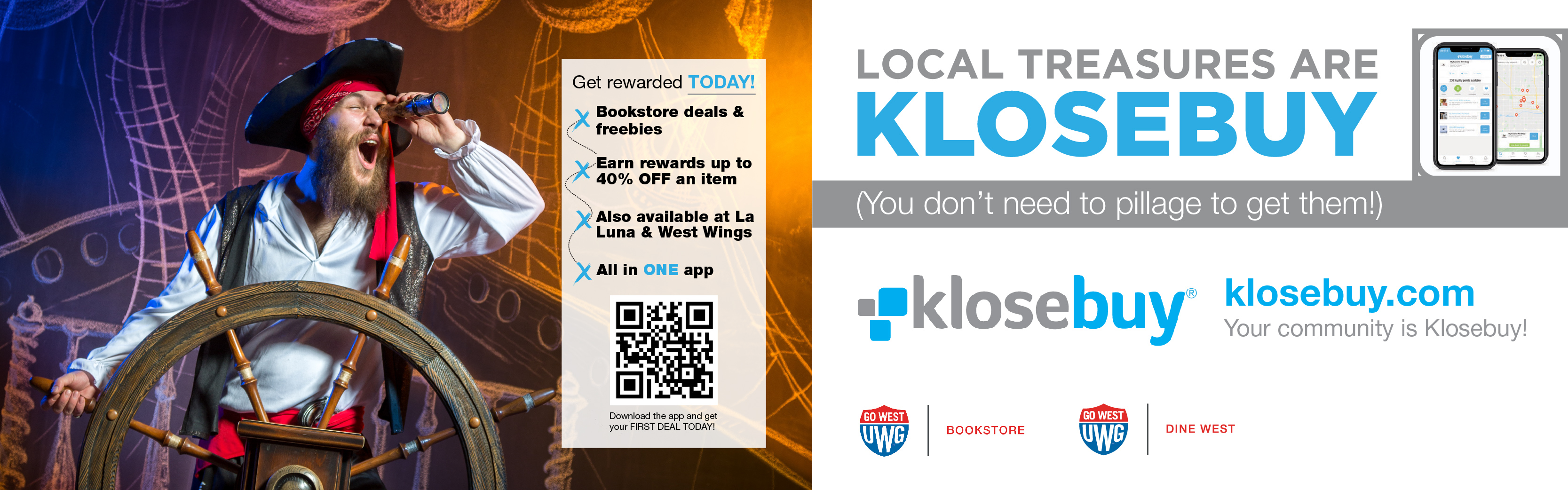 Download the Klosebuy app and discover deals at local shops.
