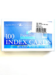 Index Cards Roaring Springs 3X5 Ruled 100