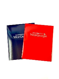 UWG Portfolio Two Pocket Univ West Ga With Flame