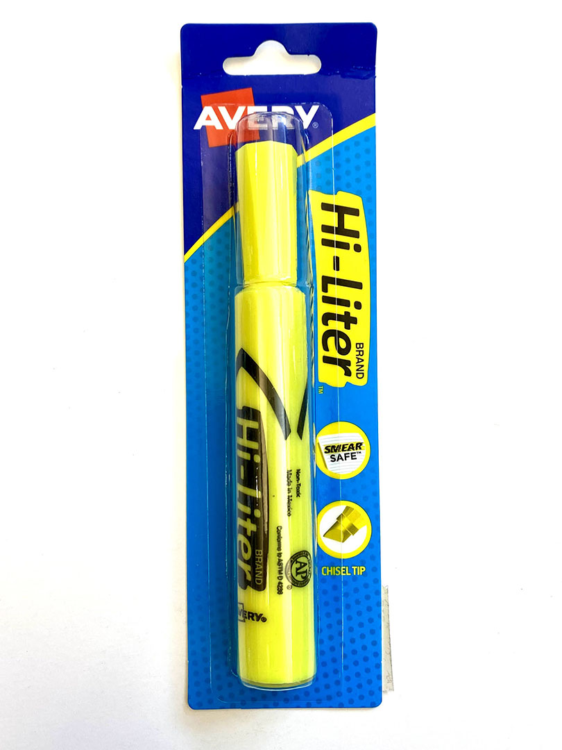 Avery Hi-Liter Yellow (SKU 11115748345)