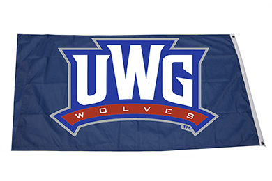 Flag: 3 X 5 UWG Wolves Logo