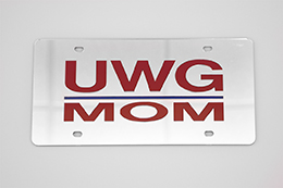 UWG Mom Laser Cut License Plate