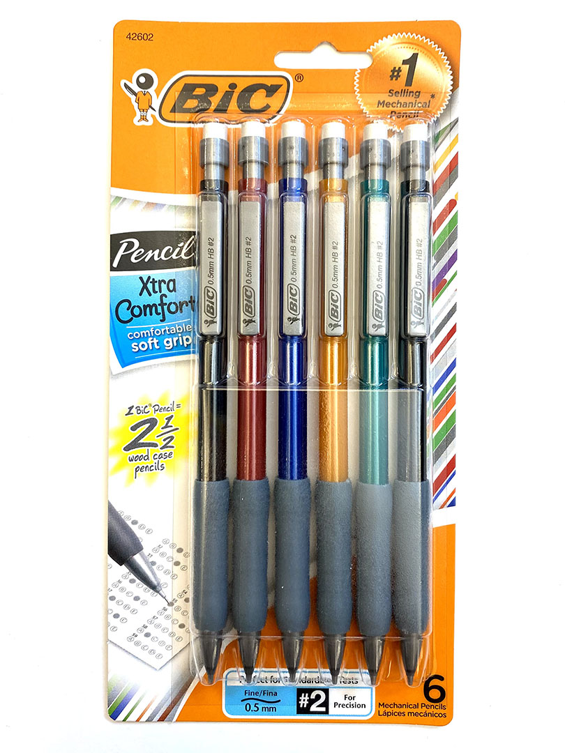 Bic Mechanical Pencils 6 Pk .5Mm (SKU 11237099345)