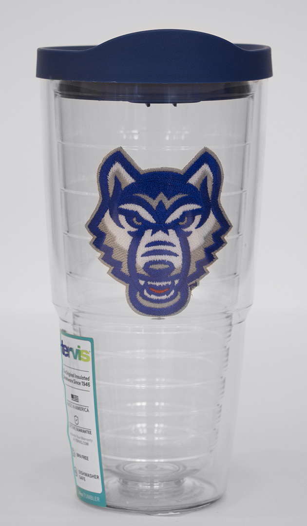 Tervis Wolf Head Logo 24 Oz W/Blue Lid (SKU 11247401302)