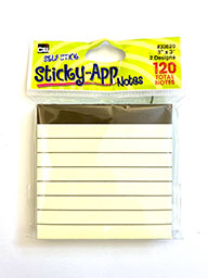 Sticky-App Notes 3X3, 2 Pk