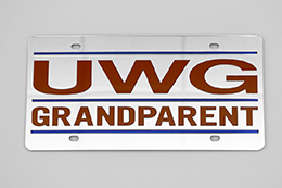 UWG Grandparent Mirror License Plate