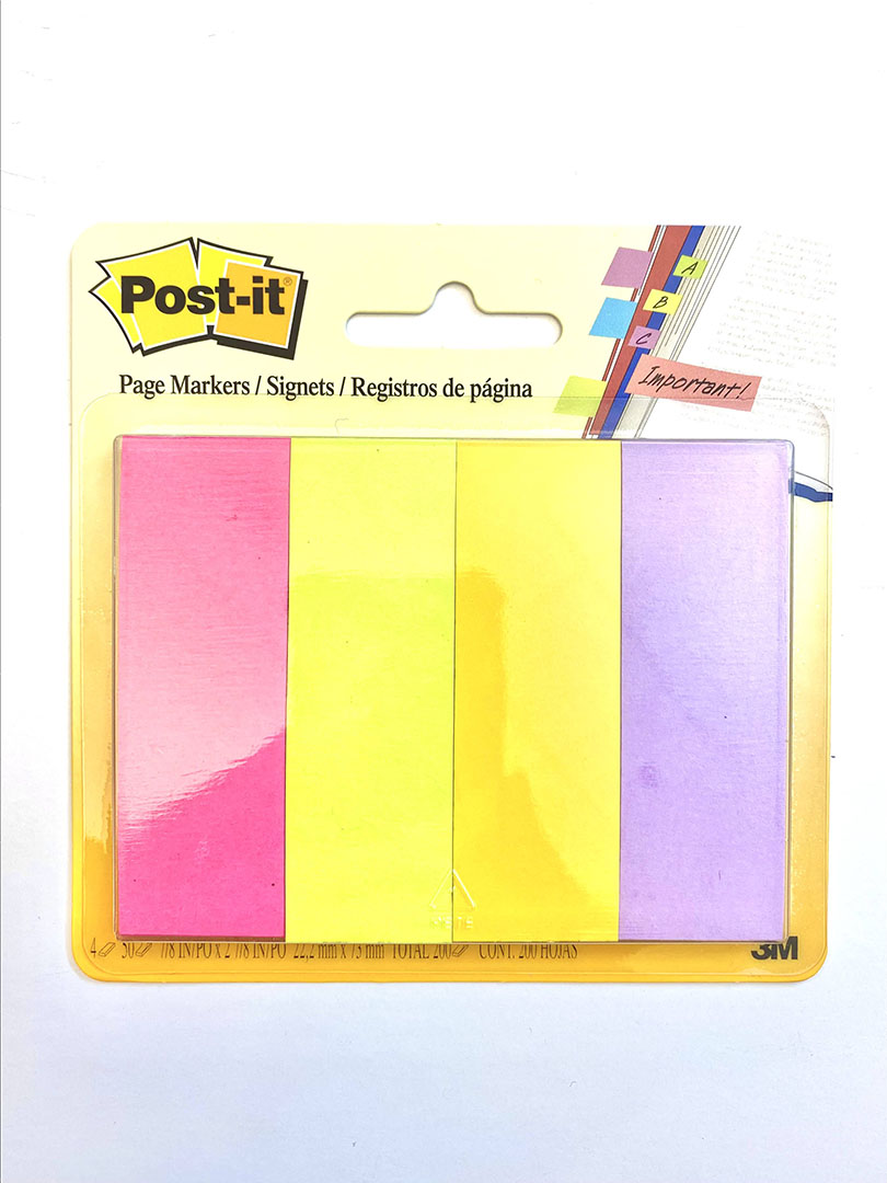 Post-It Page Markers 4Pk Of 50 (SKU 11277330345)