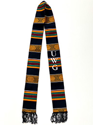 STOLE- KENTE STOLE UWG EMBROIDERED