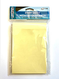 Promarx Sticky Notes 4X6 100 Pg