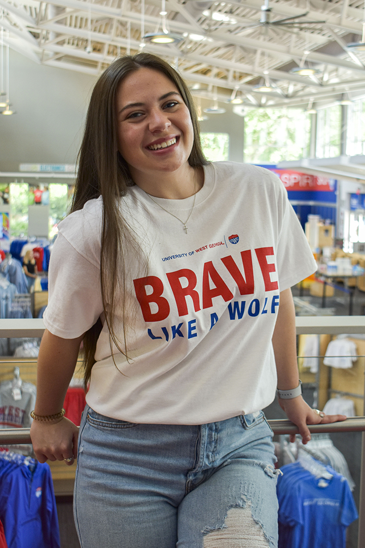 Brave Like A Wolf Short Sleeve Tshirt (SKU 11337577280)