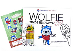 Wolfie Finds His Howl Sticker & Coloring Book