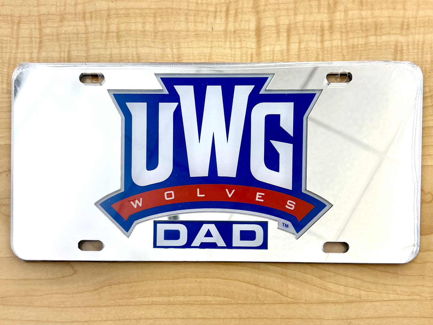 UWG Wolves Dad License Plate