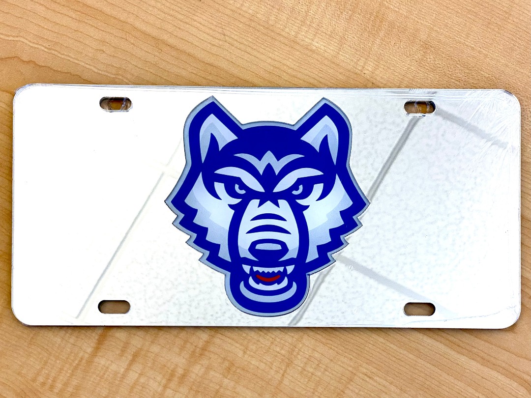 Wolf Head License Plate (SKU 11359395300)