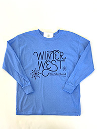 Youth Winter West Long Sleeve Light Blue